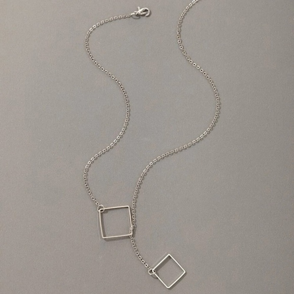 Squares Charm Necklace - Picture 5 of 6